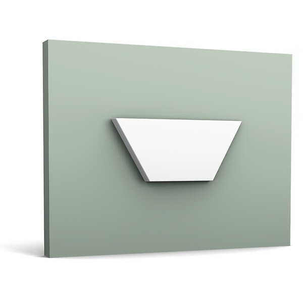 ORAC DECOR - W101 TRAPEZIUM - élément décoratif pour former des motifs et des combinaisons - 34.5x15x2,9cm (L x l x h) Orac Decor Carton complet - large