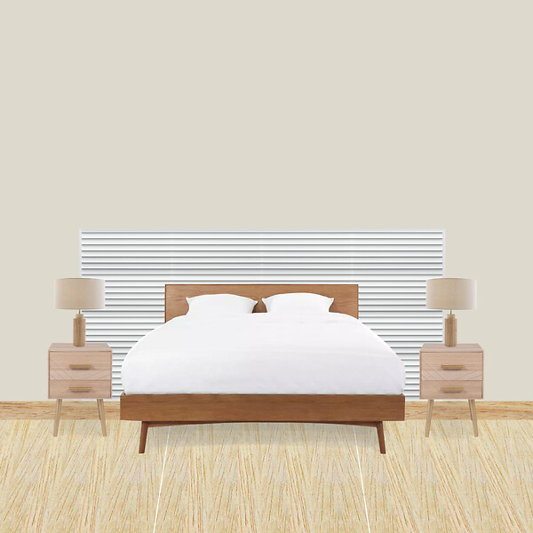ORAC DECOR - Kit tête de lit DIY avec des panneaux muraux WX204 RIPPLE Orac Decor - Revêtemen - large