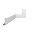 ORAC DECOR - SX163 Plinthe Orac Decor - 10x1,3x200cm (h x p x L) - plinthe décorative polymère Pack 2 pièces , A peindre - vignette
