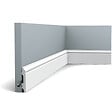 ORAC DECOR - Pack 10 mètres Plinthes SX165 avec colle - Orac x Cimaises-et-plus - 7 x 1,0 x 200cm (h x p x L) - plinthe décorative polymère - vignette