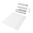 EMUCA - Kit de tiroirs pour cuisine ou salle de bains Vertex avec réglages 3D, hauteur 93mm, avec panneaux inclus, module 900mm, Peint en blanc - vignette
