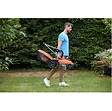 BLACK+DECKER - Tondeuse 33 cm 18V de 25 à 65 mm de hauteur, fonction mulching, sac collecteur 35 L - BLACK+DECKER - avec 2 batteries 18v 4Ah et chargeur - BCMW33184L2-QW - vignette