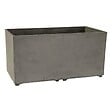 ARTPLAST - Jardinière Extérieure Grise Anthracite 100L 80x40cm - Pot de Fleurs Rectangulaire en Plastique Recyclé - Design Italien ARTPLAST - vignette