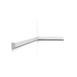 ORAC DECOR - P9050 Cimaise murale Orac Decor - 2,5x1,5x200cm (h x p x L) - moulure décorative polyuréthane Pack 2 pièces - vignette