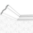 SANS - Corniche Plafond Cimaises et plus C19 - 7x6x200cm (h x p x L) - moulure décorative polymère - vignette