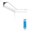 ORAC DECOR - Pack 10 mètres Corniches Plafond CX109 avec colle - Orac x Cimaises-et-plus - 4,5x4,5x200cm (h x p x L) - moulure décorative polymère - vignette