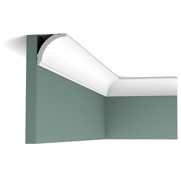 ORAC DECOR - Pack 10 mètres Corniches Plafond CX109 avec colle - Orac x Cimaises-et-plus - 4,5x4,5x200cm (h x p x L) - moulure décorative polymère - large