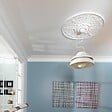 ORAC DECOR - C338 Corniche plafond polyuréthane Orac Decor - 18x18x200cm (h x p x L) - moulure décorative polyuréthane Pack 2 pièces - vignette