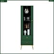 OTITEC - Armoire Vitrine - H.190 x L.55 x P.40 cm - SAPIN - vignette