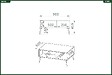 OTITEC - Table Basse - H.42 x L.90 x P.60 cm - SAPIN - vignette