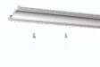 ORAC DECOR - Kit Cimaise tableau DecoRail Artiteq 200 cm + corniche Orac Decor C213 - 200 x 8 x 8 cm - vis & chevilles murs mixtes - vignette