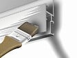ARTITEQ - Cimaise Gallery-Click Rail R30 Blanc 200cm + clips + vis & chevilles - Cimaise Tableau Newly - vignette
