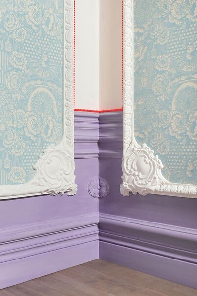 ORAC DECOR - P8040 Cimaise murale Orac Decor - 10x2x200cm (h x p x L) - moulure décorative polyuréthane Carton 8 pièces - large
