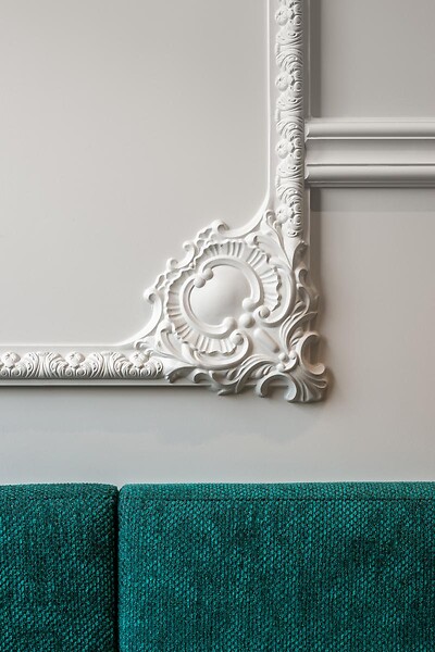 ORAC DECOR - P3020 Cimaise murale Orac Decor - 6x3,2x200cm (h x p x L) - moulure décorative polyuréthane Carton complet - large