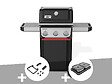WEBER - Barbecue à gaz Spirit E-310 + Set d'accessoires clipsables + Kit de préparation et de service - Weber - vignette