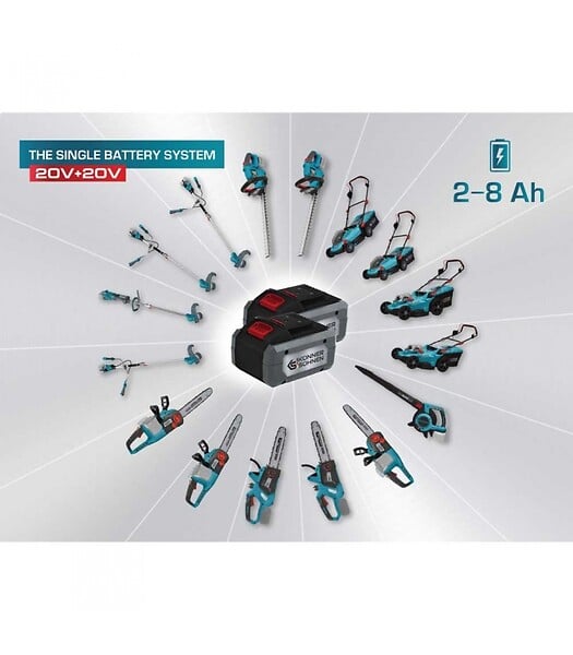KONNER SOHNEN - Débroussailleuse électrique sans fil 40V avec lame 3 dents et bobine - Könner  Söhnen KS BCT-40V - large
