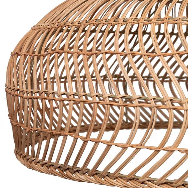 M.CEZARE - Abat-jour pour suspension Eugénie en bambou - ⌀ 80 cm - marron - large