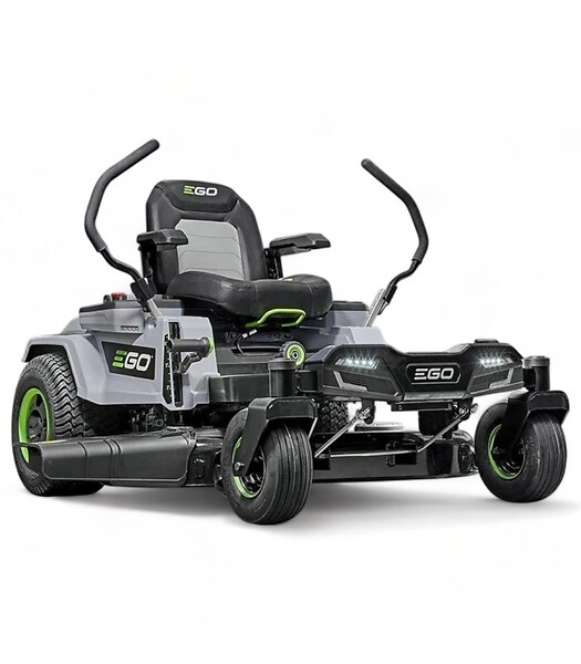 EGO POWER+ - Tondeuse Tracteur à batterie à virage Zéro, largeur de coupe 107 cm, 5 batteries 56V 10Ah - EGO ZT4201E - large