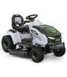 EGO POWER+ - PACK Tracteur tondeuse autoportée à éjection latérale et mulching, 4 batteries 10Ah et chargeur rapide - EGO TR4201E - vignette