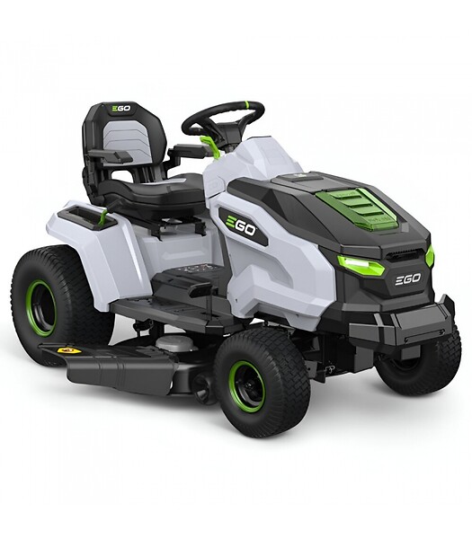 EGO POWER+ - PACK Tondeuse autoportée sur batteries coupe 107 cm, 6 batteries 10Ah et chargeur rapide - EGO TR4201E - large
