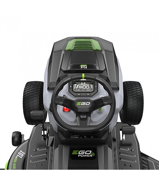 EGO POWER+ - PACK Tondeuse autoportée sur batteries coupe 107 cm, 6 batteries 10Ah et chargeur rapide - EGO TR4201E - large