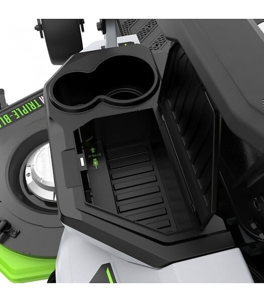 EGO POWER+ - Tondeuse Autoportée électrique Zturn, 132 cm de coupe - 6 batteries 10Ah et chargeur - EGO ZT5201E-L - large