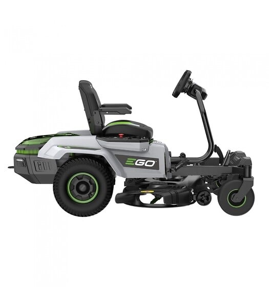 EGO POWER+ - Tracteur Tondeuse électrique ZT4201ES, coupe 107 cm, 6 batteries de 10Ah et chargeur mural inclus - large