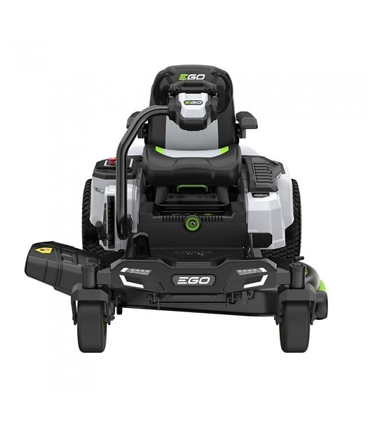 EGO POWER+ - Tracteur Tondeuse électrique ZT4201ES, coupe 107 cm, 6 batteries de 10Ah et chargeur mural inclus - large
