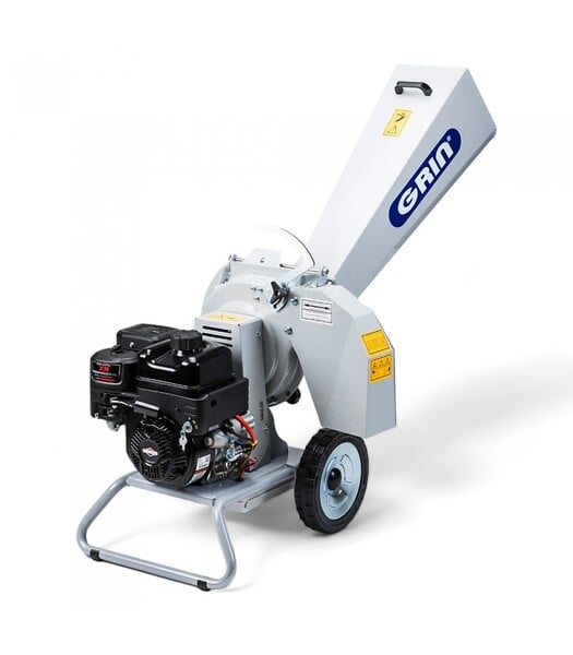 GRIN - Broyeur de végétaux thermique GRIN, 50mm, Briggs  Stratton 208cc, démarrage électrique - BIOCH50 - large