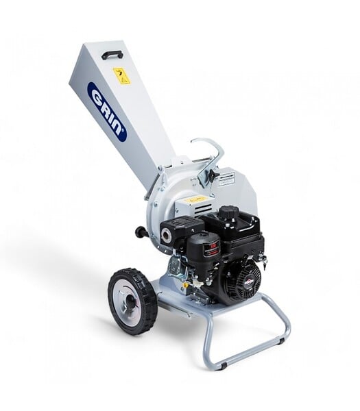 GRIN - Broyeur de végétaux thermique GRIN, 50mm, Briggs  Stratton 208cc, démarrage électrique - BIOCH50 - large