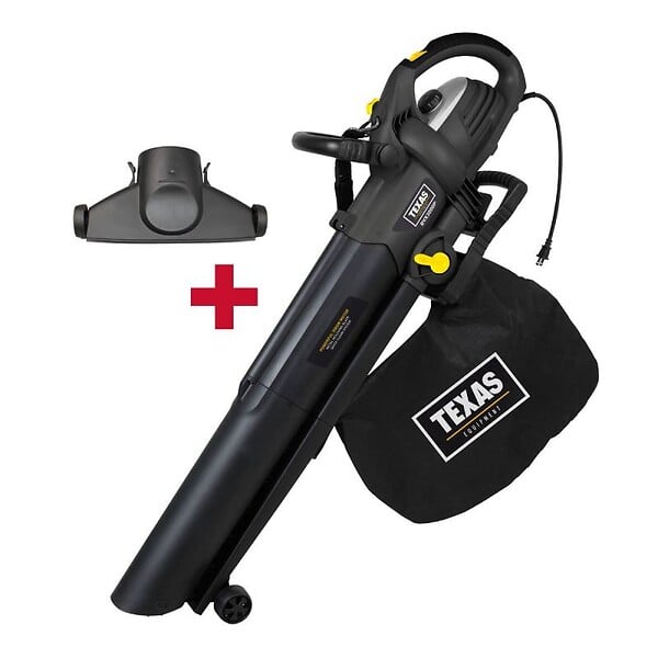 TEXAS - Souffleur aspirateur broyeur de feuilles électrique 3000W 840m3/h couteau aluminium TEXAS BVX3000P - large