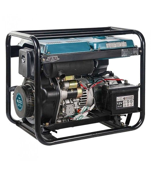 KONNER SOHNEN - Générateur diesel Euro 5 boitier ATS intégré puissance 6500W "Könner & Söhnen" KS 9100HDE-1/3 ATSR - large