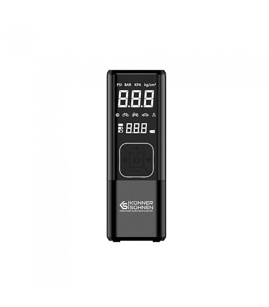 KONNER SOHNEN - Mini compresseur à batterie 120W, 10 bars, Manomètre digital - Könner  Söhnen KS P20 - large