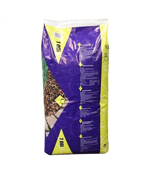 RACINE - Fertilisant naturel en coque de cacao - sac de 100 litres pour 3m² - large