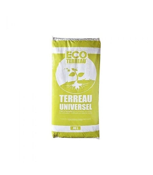 RACINE - Terreau économique universel 100% naturel 30 sacs de 40 litres pour fleurs arbustes - large