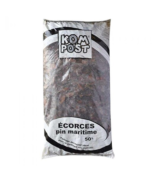 RACINE - Paillage végétal biodégradable écorces de pin maritime, sac 50 L - KOM37 - large