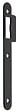 HERACLES - Gâche simple empennage pour serrure monopoints à  larder NF et NFQC noire HERACLES - I-L999-GH1NR - vignette