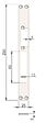 HERACLES - Têtière double inox ULTIMFIT 250mm profil aluminium / PVC - HERACLES - PCA-919X - vignette