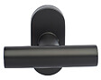HERACLES - Poignée de fenêtre JADE PF05N inox 1994 noire - HERACLES - B-INOX-PF05N - vignette