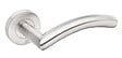 HERACLES - Béquille double JADE sur rosace bec de cane inox 1494 - HERACLES - B-INOX-04 - vignette