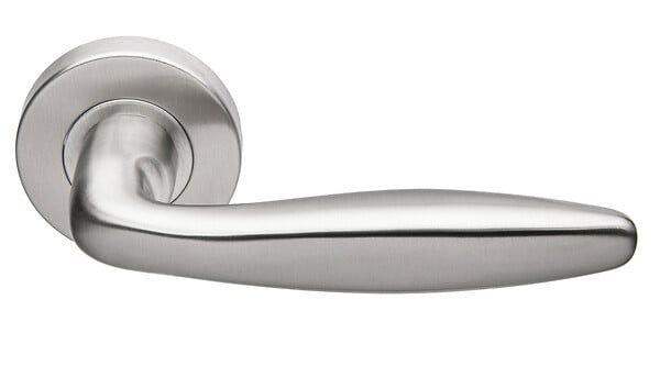 HERACLES - Béquille double JADE semi massive sur rosace bec de cane inox 1594 - HERACLES - B-INOX-12 - large