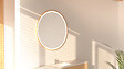 MP GLASS - Miroir led swann wood d.90 cm - vignette