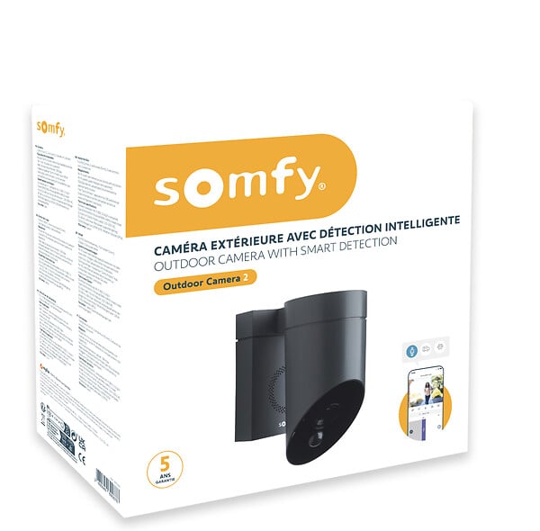 SOMFY - Somfy Outdoor 2 caméra grise - large