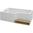 JACOB DELAFON - Baignoire bain douche 180 x 90 cm Neo blanc mat gauche - vignette