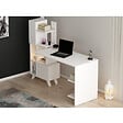 CONCEPT USINE - Bureau contemporain 9 rangements - blanc KUHMO - vignette