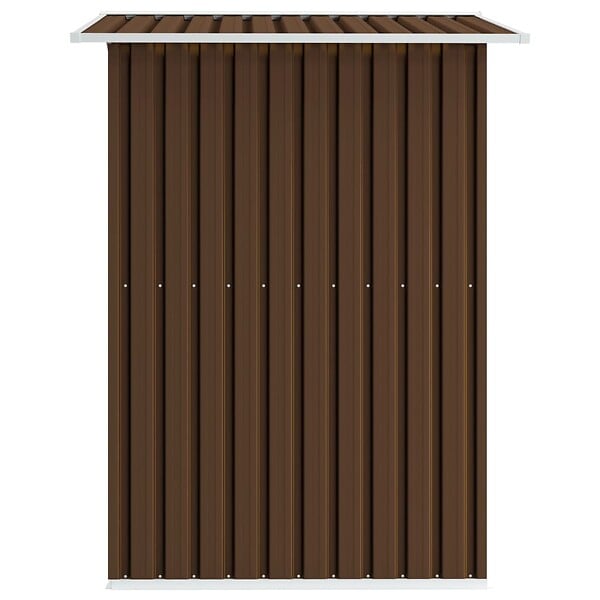 VIDAXL - vidaXL Abri de stockage pour jardin Marron 204x132x186 cm Acier - large