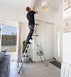 HAILO - Escabeau ménager pliable en aluminium 7 marches léger Selekta - vignette