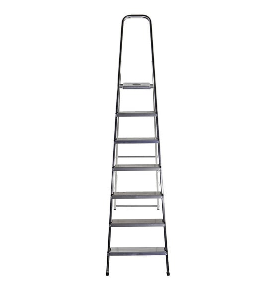 HAILO - Escabeau ménager pliable en aluminium 7 marches léger Selekta - large