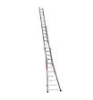 HAILO - Echelle transformable pro 3 plans 3x10 échelons 6m/6,8m en aluminium Hailo Pro - vignette