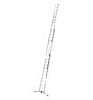 HAILO - Echelle transformable 3 plans 3x12 échelons 8,1m/8,8m en Aluminium Hailo S 120 Pro - vignette
